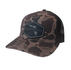 3 Bark Duck - Trucker Hat with Gunmetal PVC rubber patch