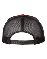 1 Flat Bill- Red/Black - Trucker Hat State
