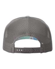 1 Saltwater Duck - Trucker Hat with Gunmetal PVC rubber patch