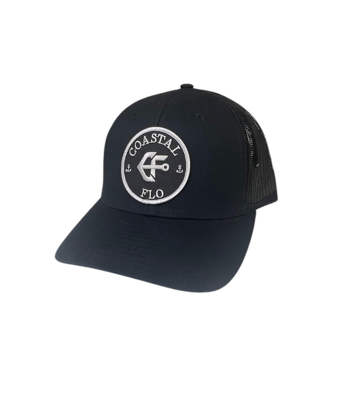 1 Black/Black - Anchor Down Trucker Hat
