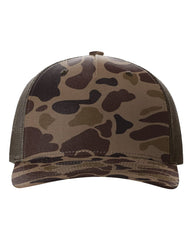3 Bark Duck - Trucker Hat with Gunmetal PVC rubber patch
