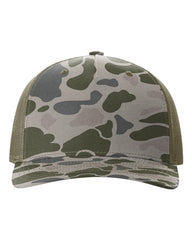 1 Marsh Duck - Trucker Hat with Gunmetal PVC rubber patch