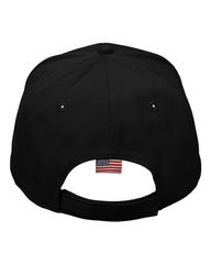 1 Black with USA Flag Visor - Trucker Hat