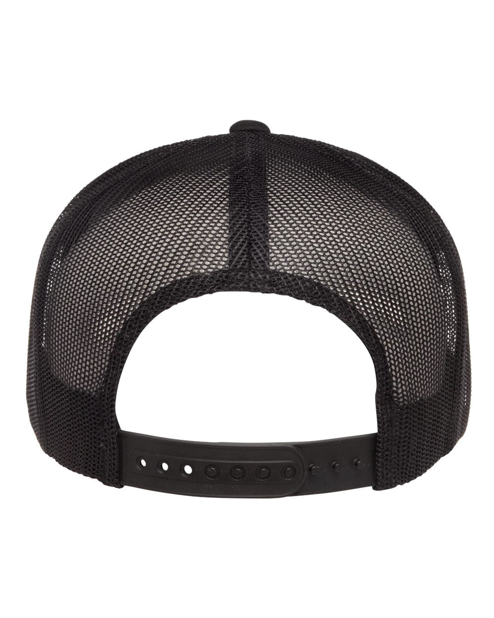 1 Flat Bill- Black/Black - Trucker Hat State