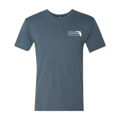 Men's "Florida Coastal" Indigo - Unisex Triblend T-Shirt