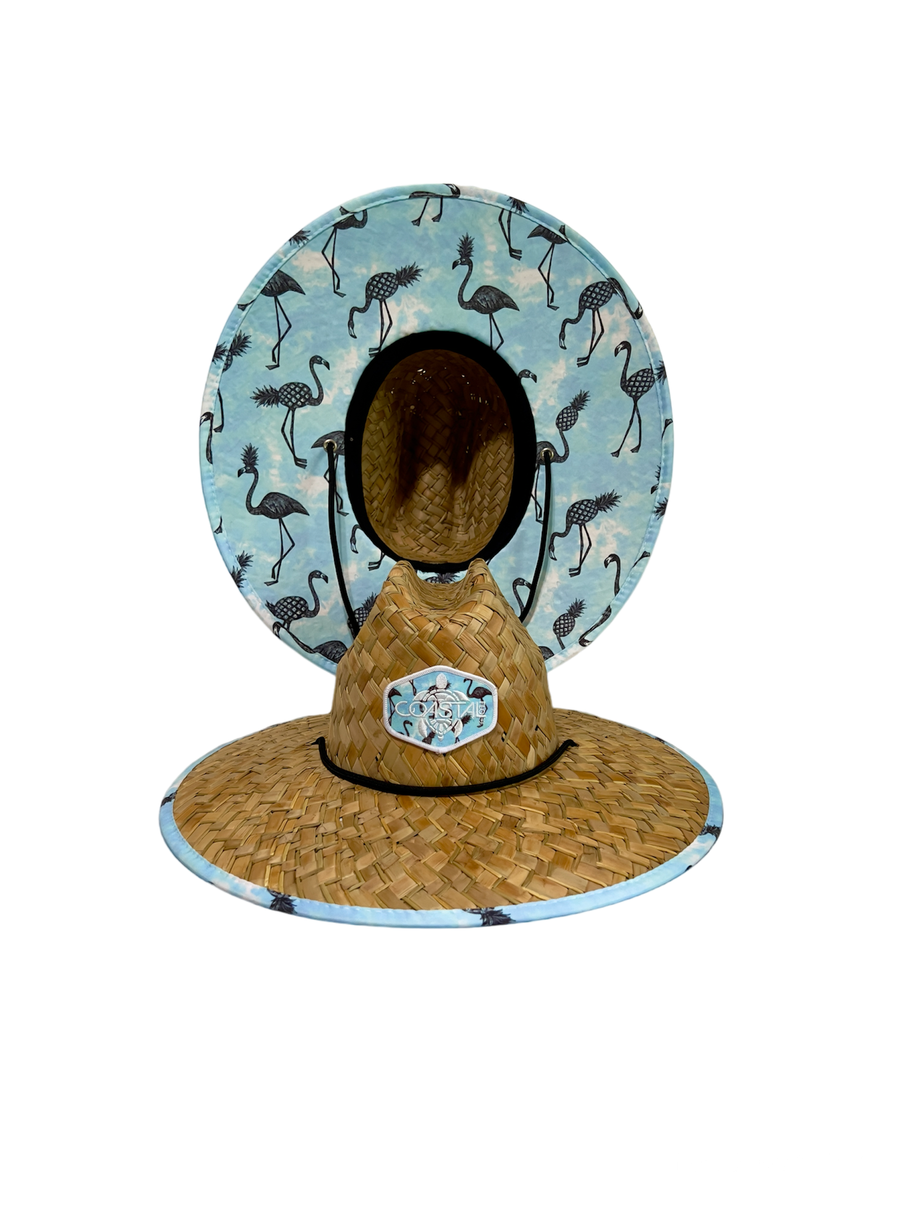 Unisex "Dolemingo Ice Blue” Straw Hat