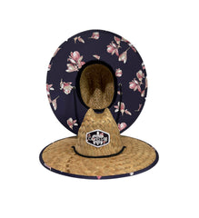 Unisex "Stemless Navy” Straw Hat