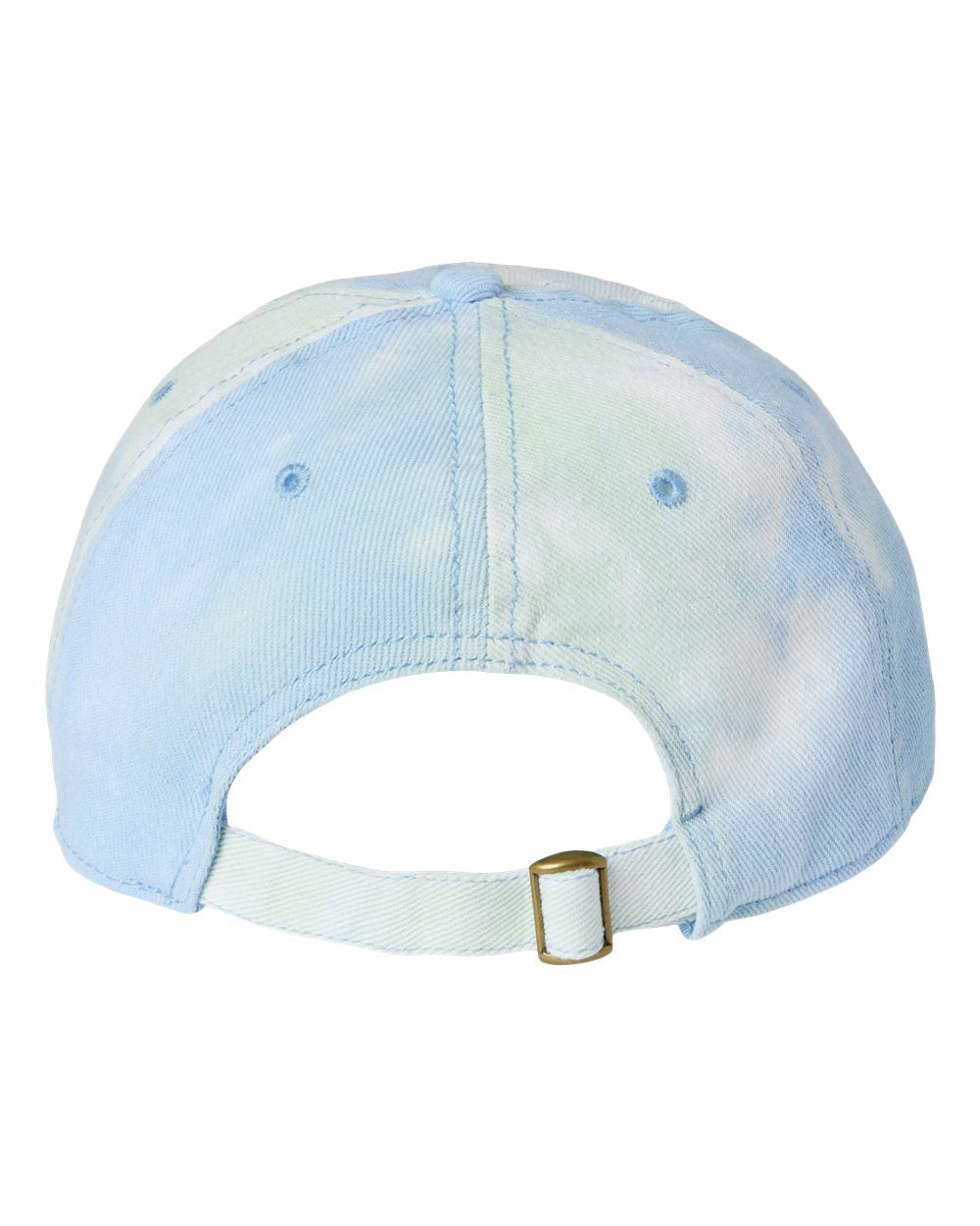1 “Blue Hibiscus Florida” Tie Dye Sky - Low Profile - Trucker Hat