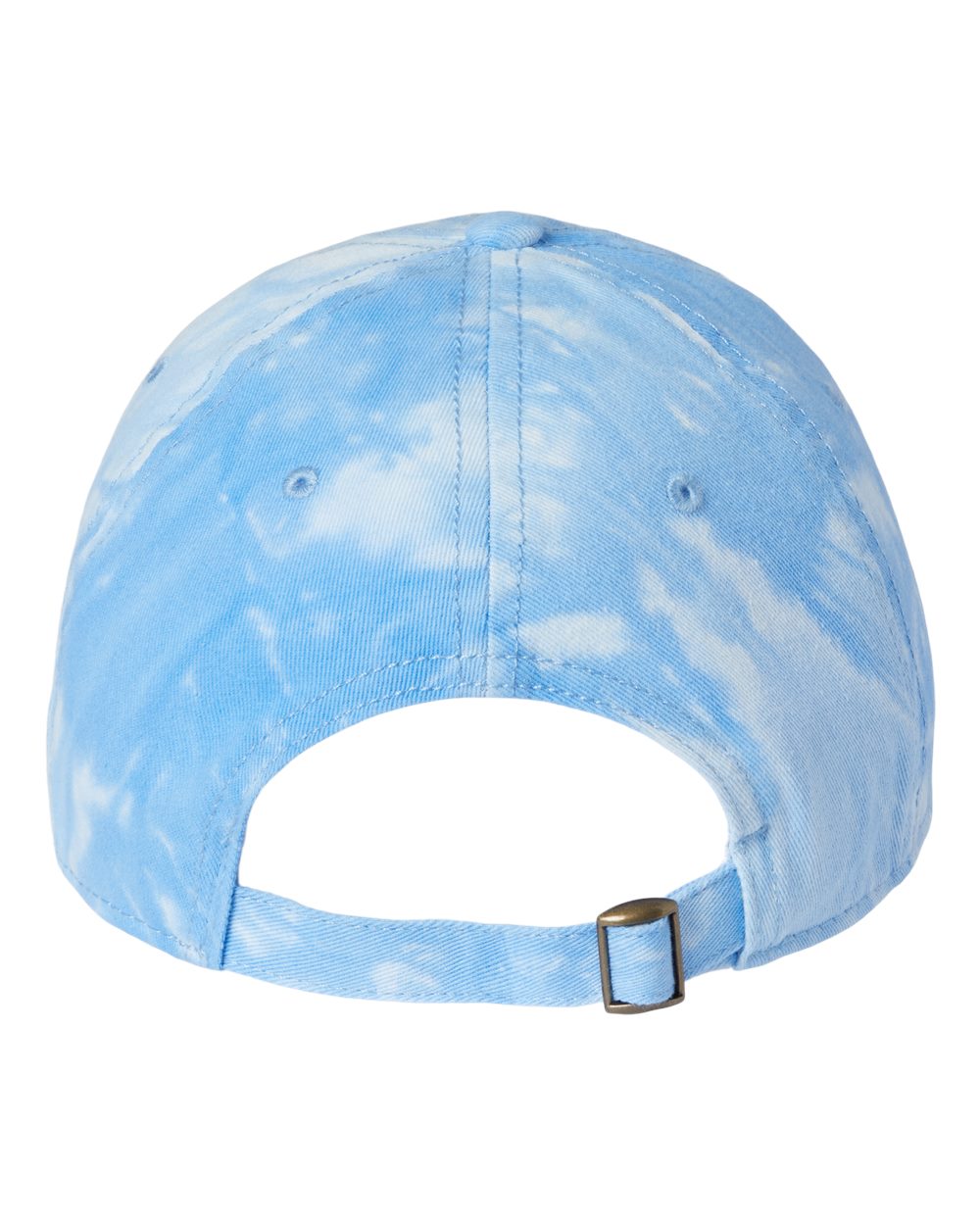 1 “Blue Hibiscus Florida” Tie Dye Light Blue - Low Profile - Trucker Hat