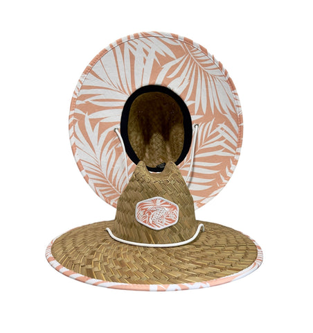 Unisex "Palm Peach” Straw Hat