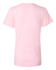 Women's "Florida Vibe" Pink - Relaxed Jersey V-Neck Tee