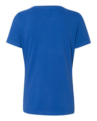 Women's "Florida Vibe" True Royal - Relaxed Jersey V-Neck Tee