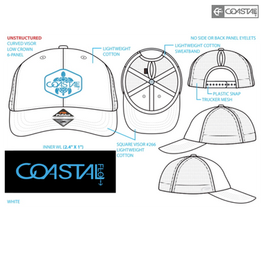 Women's "Turtle Vibe"  Ponytail Trucker Hat