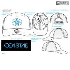 Women's "Turtle Vibe"  Ponytail Trucker Hat