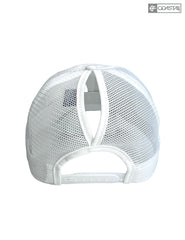 Women's "Turtle Vibe"  Ponytail Trucker Hat