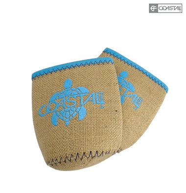 Burlap Koozie “Turtle Vibe” Neoprene