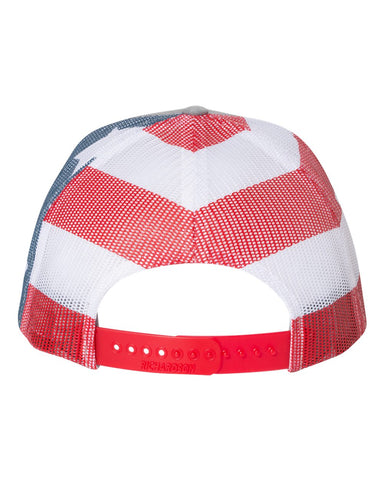 1 Heather Grey USA Stars & Stripes - Trucker Hat State