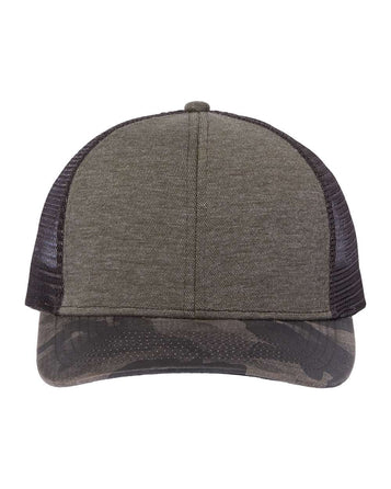 Dri Duck Rock/Camo-green/brown - Trucker Hat State